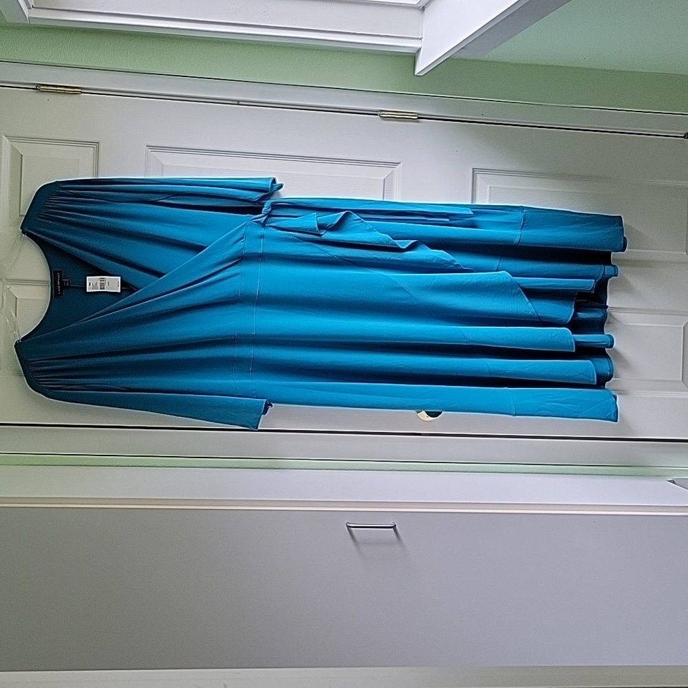 Lane Bryant maxi dress with high-low hem